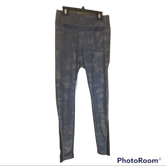 Bally Pants - Bally Women’s Mesh Green Camo Leggings Size M‎